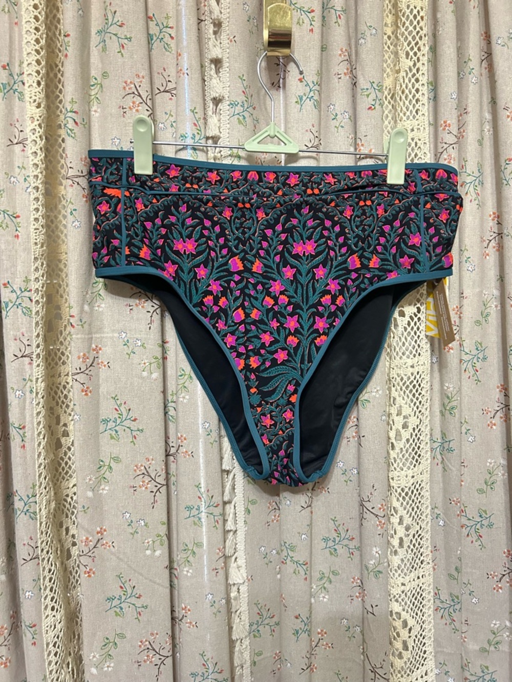 Roller Rabbit Rhone High Waist Bikini Bottoms XL NWT